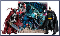 Batman & Spawn from DC Multiverse - Basic Series manufactured by McFarlane [Loose]