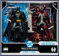 Batman & Spawn from DC Multiverse - Basic Series manufactured by McFarlane [Front]