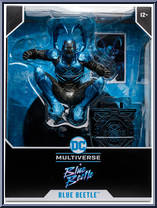 Blue Beetle (12" Statue) from DC Multiverse - Blue Beetle Movie manufactured by McFarlane [Front]
