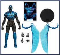 Blue Beetle (Battle Mode) from DC Multiverse - Blue Beetle Movie manufactured by McFarlane [Loose]