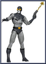 Blue Beetle (Black & White Accent Edition) (Gold Label) from DC Multiverse - Basic Series manufactured by McFarlane [Loose]