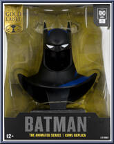 Batman (Animated Series) 1:3 Scale (Gold Label) from DC Multiverse - Cowl Replicas manufactured by McFarlane [Front]