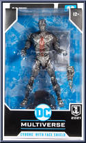 Cyborg (with Face Shield) from DC Multiverse - Justice League manufactured by McFarlane [Front]