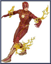 Flash (Speed Force Variant) (Gold Label) from DC Multiverse - Flash Movie manufactured by McFarlane [Loose]