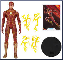 Flash (Speed Force Variant) (Gold Label) from DC Multiverse - Flash Movie manufactured by McFarlane [Loose]