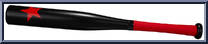 Harley Quinn 30th Anniversary (DC Direct) Red/Black 1:2 Replica Baseball Bat