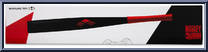 Harley Quinn 30th Anniversary (DC Direct) Red/Black 1:2 Replica Baseball Bat from DC Multiverse - Role Play manufactured by McFarlane [Back]