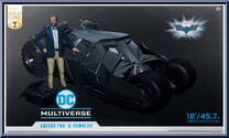 Lucius Fox & Tumbler (Gold Label) from DC Multiverse - Dark Knight manufactured by McFarlane [Front]