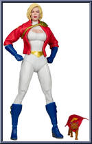 Power Girl (Power Girl: Reborn) (Platinum) from DC Multiverse - Collector Edition manufactured by McFarlane [Loose]