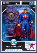 Superman of Earth-3 from DC Multiverse - Crime Syndicate manufactured by McFarlane [Front]