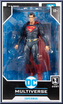 Superman (Blue Suit) from DC Multiverse - Justice League manufactured by McFarlane [Front]