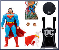 Superman & Krypto from DC Multiverse - Return of Superman manufactured by McFarlane [Loose]
