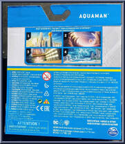 Aquaman (Gold Suit) from DC - Heroes Unite manufactured by Spinmaster [Back]