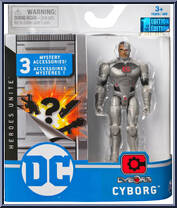 Cyborg (Gray Suit) from DC - Heroes Unite manufactured by Spinmaster [Front]