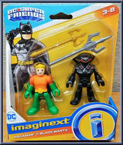 Aquaman & Black Manta from DC Super Friends - Imaginext manufactured by Fisher-Price [Front]