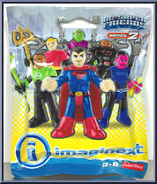 Green Lantern (John Stewart) from DC Super Friends - Imaginext Blind Bags 2 manufactured by Fisher-Price [Front]