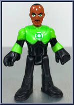 Green Lantern (John Stewart) from DC Super Friends - Imaginext Blind Bags 2 manufactured by Fisher-Price [Loose]