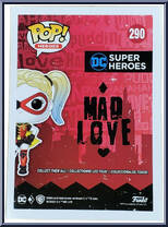 Harley Quinn as Robin from DC Super Heroes - Pop! Vinyl Figures manufactured by Funko [Back]