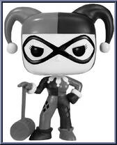 Harley Quinn (Mallet) (Black / White) from DC Super Heroes - Pop! Vinyl Figures manufactured by Funko [Loose]