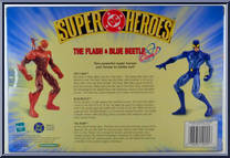 Flash & Blue Beetle from DC Super Heroes - Box Sets manufactured by Hasbro [Back]