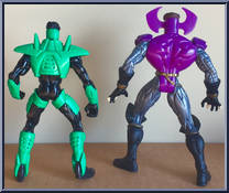 Green Lantern vs Dr. Polaris from DC Super Heroes - Box Sets manufactured by Hasbro [Loose]