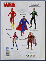 Flash from DC Universe - Animated Movie - Justice League War manufactured by DC Collectibles [Back]