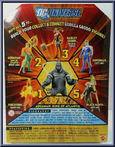 Aquaman, King of Atlantis (Short Hair) from DC Universe Classics - Wave  2 manufactured by Mattel [Back]