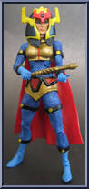 Big Barda (Helmet) from DC Universe Classics - Wave  7 manufactured by Mattel [Loose]