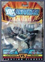 Catwoman vs. Batman from DC Universe Classics - Fighting Figures manufactured by Mattel [Front]