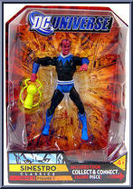 Sinestro (Blue / Black Suit) from DC Universe Classics - Wave  3 manufactured by Mattel [Front]