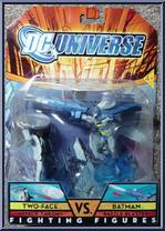 Two-Face vs. Batman from DC Universe Classics - Fighting Figures manufactured by Mattel [Front]