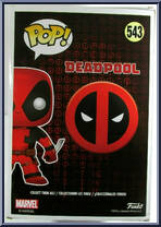 Deadpool (10" Scale) (Red) from Deadpool - Pop! Vinyl Figures manufactured by Funko [Back]
