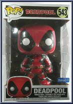 Deadpool (10" Scale) (Red) from Deadpool - Pop! Vinyl Figures manufactured by Funko [Front]