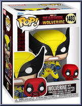 Wolverine (with Babypool) from Deadpool & Wolverine - Pop! Vinyl Figures manufactured by Funko [Front]