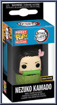 Nezuko Kamado (In Basket) from Demon Slayer - Pop! Keychains manufactured by Funko [Front]