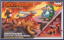 Ankylosaurus from Dino-Riders - Dinosaurs manufactured by Tyco [Front]