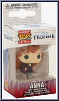 Anna (Frozen II) from Disney - Pop! Keychains manufactured by Funko [Front]