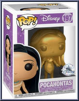 Pocahontas (Metallic Gold) from Disney - Disney Universe Pop! manufactured by Funko [Front]