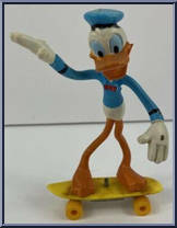 Donald Duck Skateboard Action Figure