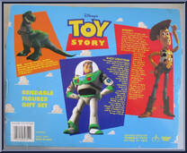 Woody / Buzz / Rex from Disney Pixar - Bendables manufactured by Thinkway Toys [Back]