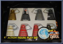 Davros & Dalek Army from Doctor Who - 1987 - Black Cards manufactured by Dapol [Front]