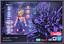 Son Goku (Super Saiyan) / Son Gohan (Super Saiyan 2) from Dragon Ball Z - S.H. Figuarts - Basic Series manufactured by Bandai [Front]