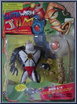 Bob & #4 from Earthworm Jim - Basic Series manufactured by Playmates [Front]