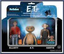 Elliott / E.T. / Gertie from E.T. - ReAction Figures manufactured by Funko [Front]