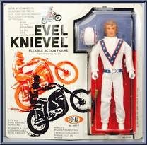 Evel Knievel (White Suit) from Evel Knievel - Basic Series manufactured by Ideal [Loose]