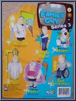 Mayor West from Family Guy - Series 3 manufactured by Mezco Toyz [Back]