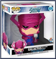 Galactus with Silver Surfer (Metallic) (10" Scale) from Fantastic Four - Pop! Vinyl Figures manufactured by Funko [Front]