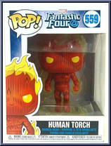 Human Torch from Fantastic Four - Pop! Vinyl Figures manufactured by Funko [Front]