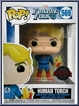 Human Torch from Fantastic Four - Pop! Vinyl Figures manufactured by Funko [Front]