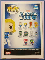 Invisible Girl (Translucent) from Fantastic Four - Pop! Vinyl Figures manufactured by Funko [Back]